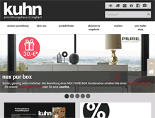 Tablet Screenshot of kuhn-einrichtungshaus.eu